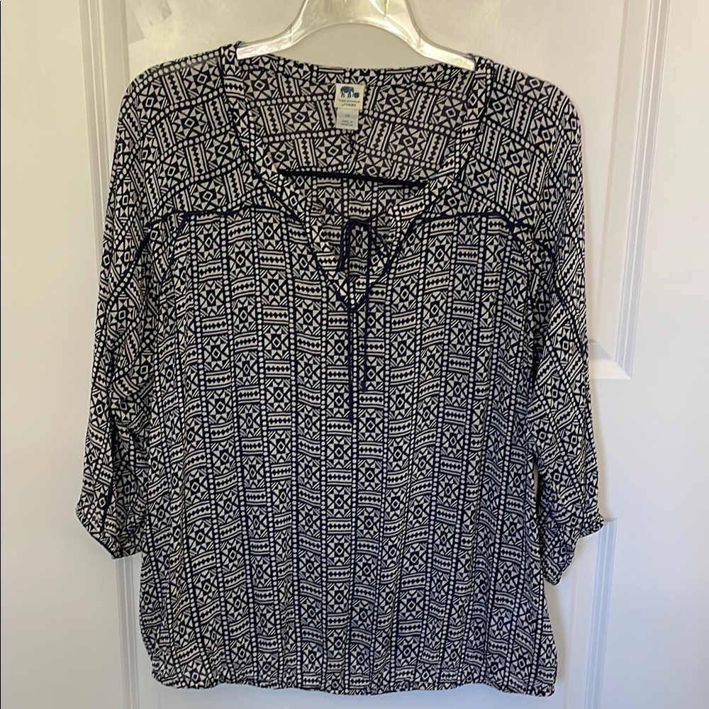 John Robshaw for Lucky Boho Top 2X